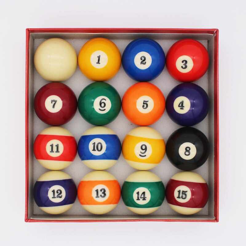 Jeu de balles de billard, de billard, tailles régulées 2 à 1/4 pouces, 16 balles complètes