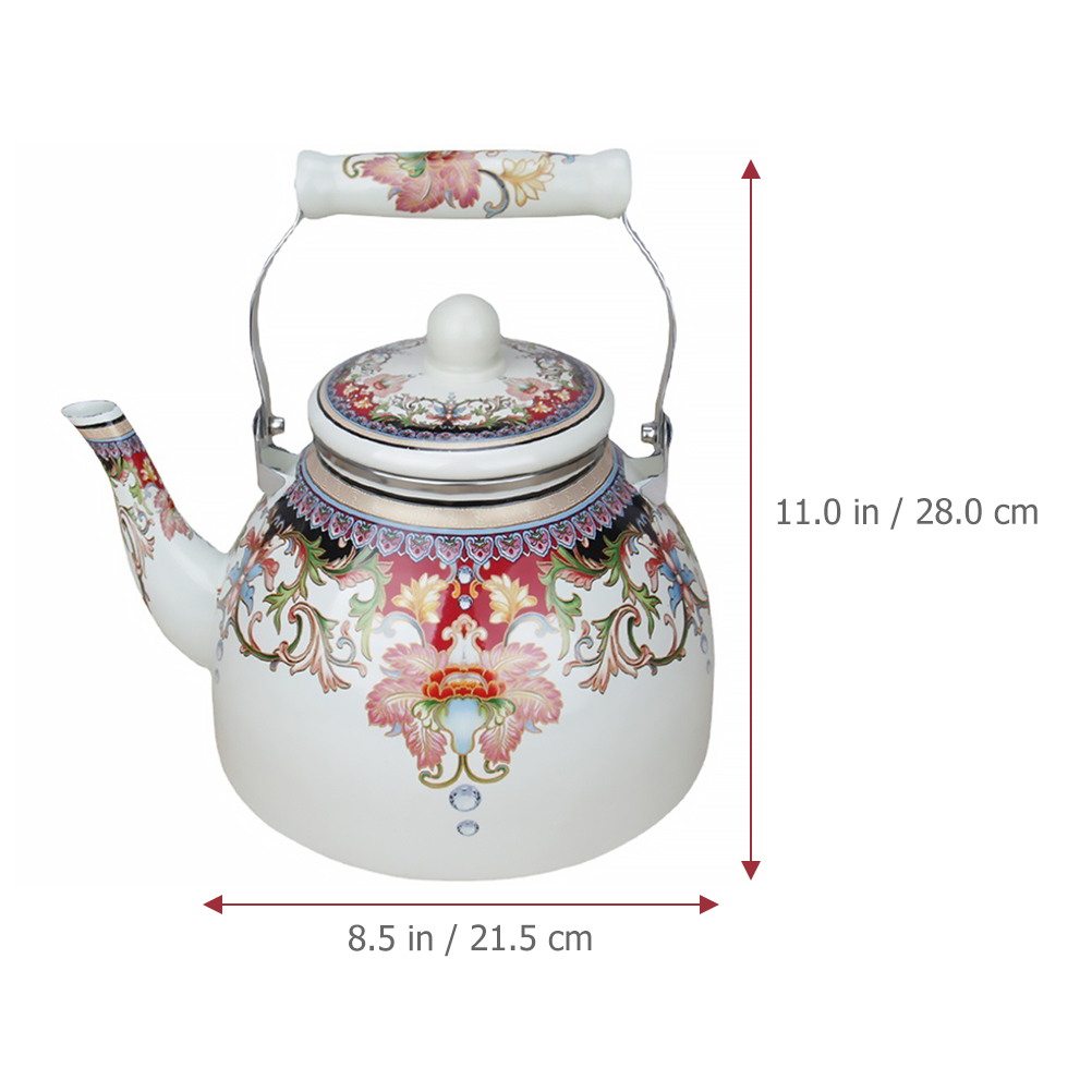 Heat-resistant Teapot Restaurant Enamel Teapot Home Restaurant Teapot Container