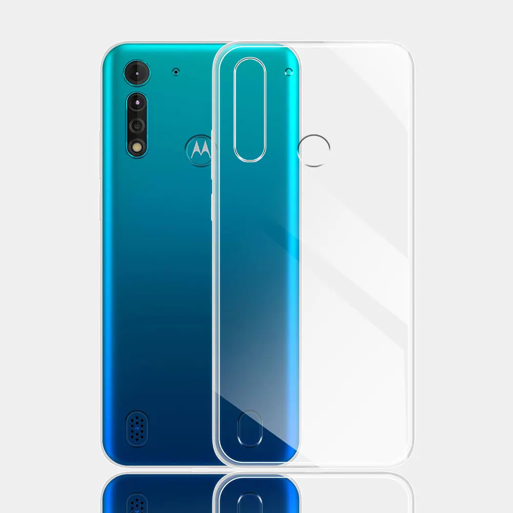 Pour Moto G8 Power Lite étui clair Silicone souple Coque de téléphone pour Moto G8 Plus Moto G8 Play Coque pour MotorolaMoto G8 Fundas: CANVAS