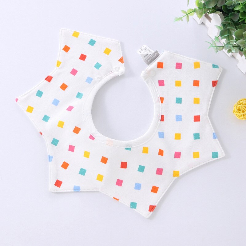 Cartoon Slabbers Katoen Waterdicht Doek Slabbetjes Speeksel Handdoek Draaiende Baby Babador Voeden Kiel Infant Burp Doeken Bandana Slabbetjes