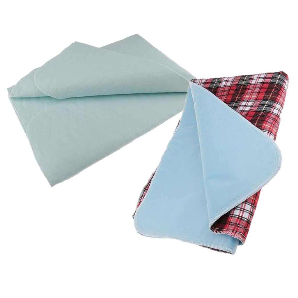 2x Adult Elderly Kids Waterproof Washable Underpad Incontinence