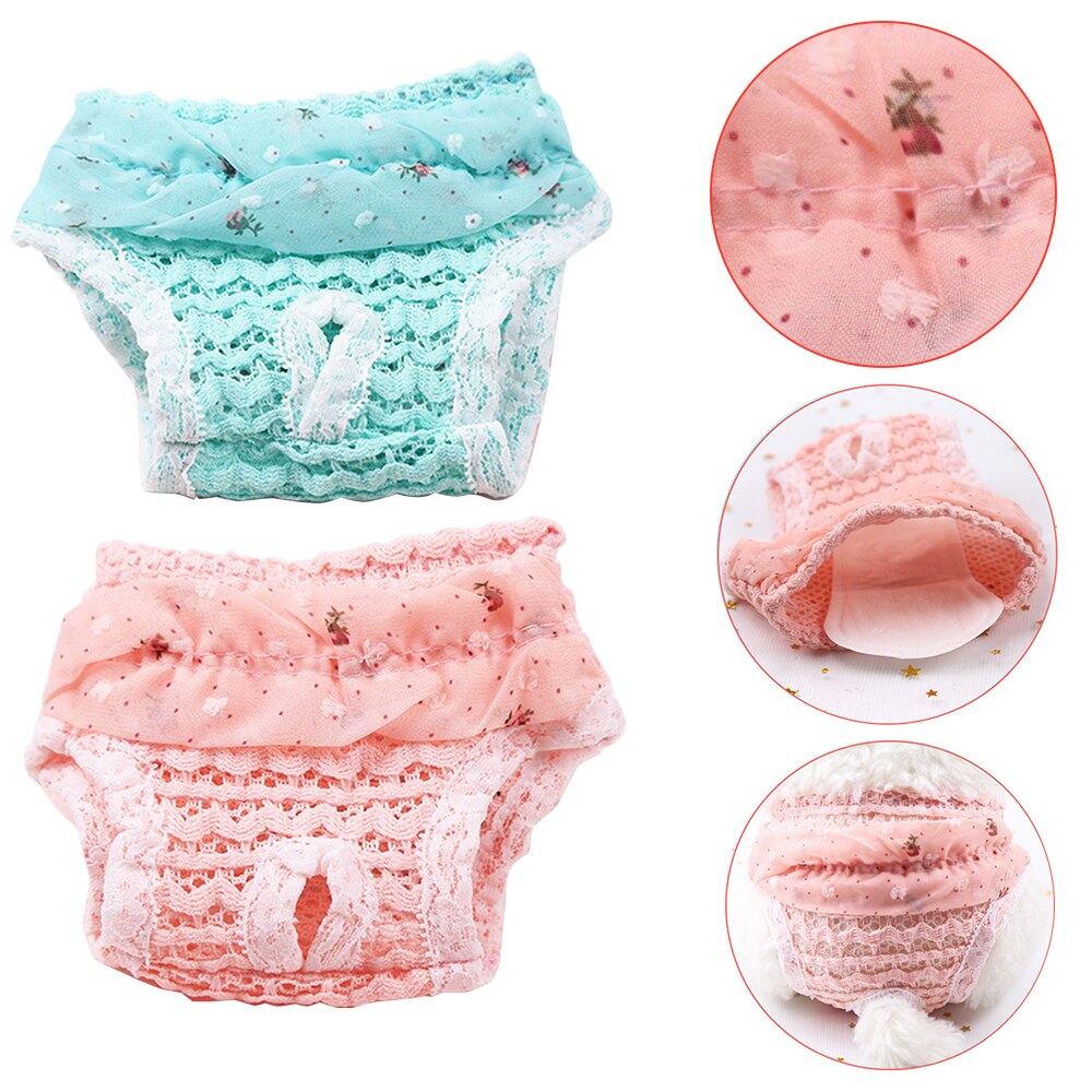 Hund fysiologiske bukser ble menstruation undertøj trusser til hund sanitære vaskbare hunhunde hvalpe shorts trusser s-xxl