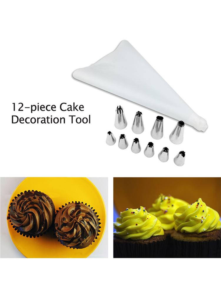 Taart Decoratie Tips Set Cake Decorating Tips Set Met Piping Tip En Spuitzak Voor Cake Maken Keuken Bakken