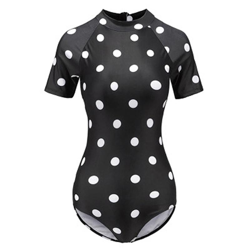 Dames Zwemkleding Uit Één Stuk Tummy Control Badmode Effen Zwart