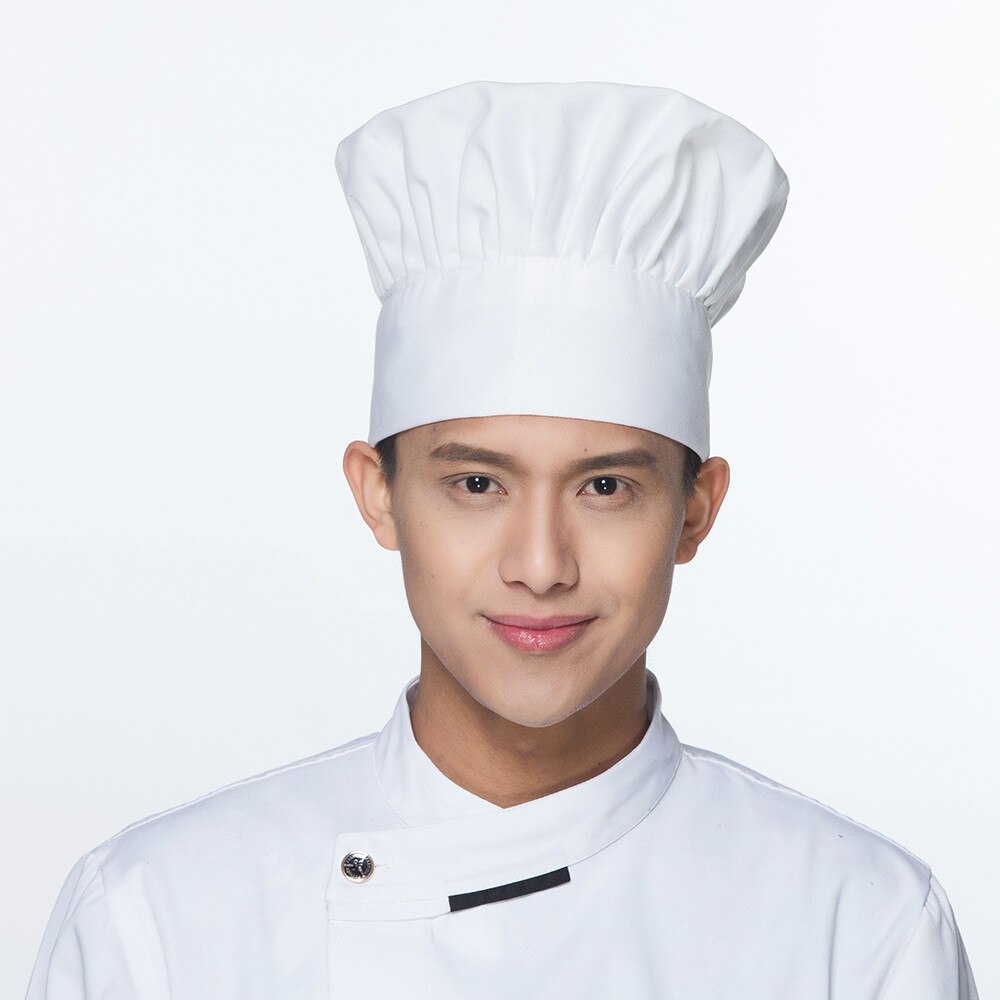 17 kleuren Chef Hoed Koken Verstelbare Cap Mannen Keuken Baker Elastische Hoed Catering Food Service Cap Gestreepte Vlakte Hoeden Werken cap: 3
