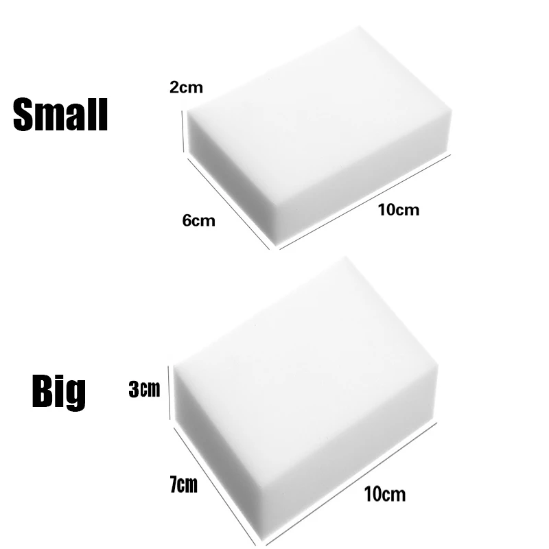 Esponja de melamina, esponjas de limpieza mágicas, borrador para oficina, cocina, baño, limpiador mágico, Herramientas de limpieza, 10x6x2cm, 10x7x3cm