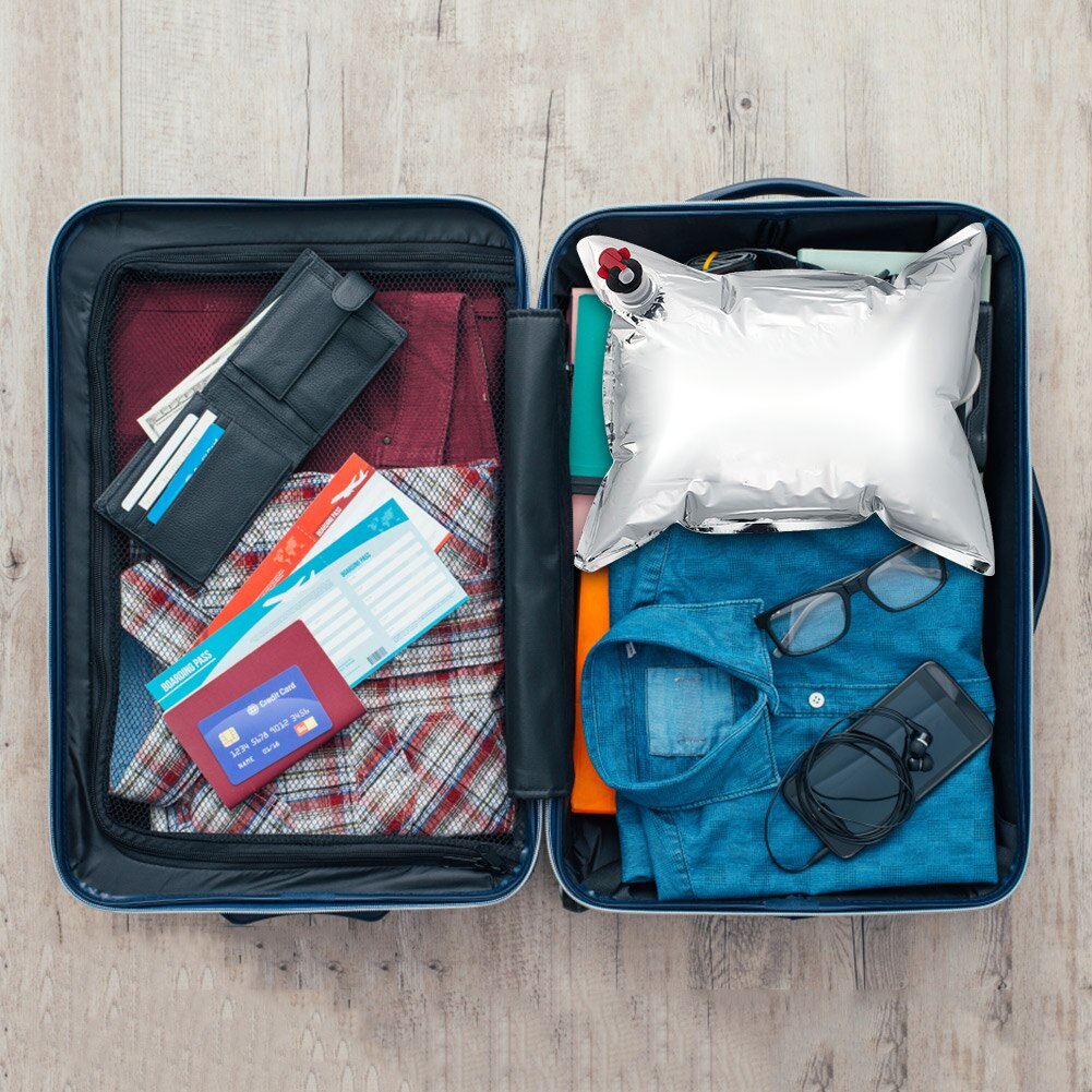 10Pcs 10L Aluminiumfolie Bib Zak Voor Voedsel Bier Wijn Sap Drinken Opslag Container Organisatoren Vervanging Bag-In-Box Met Tap