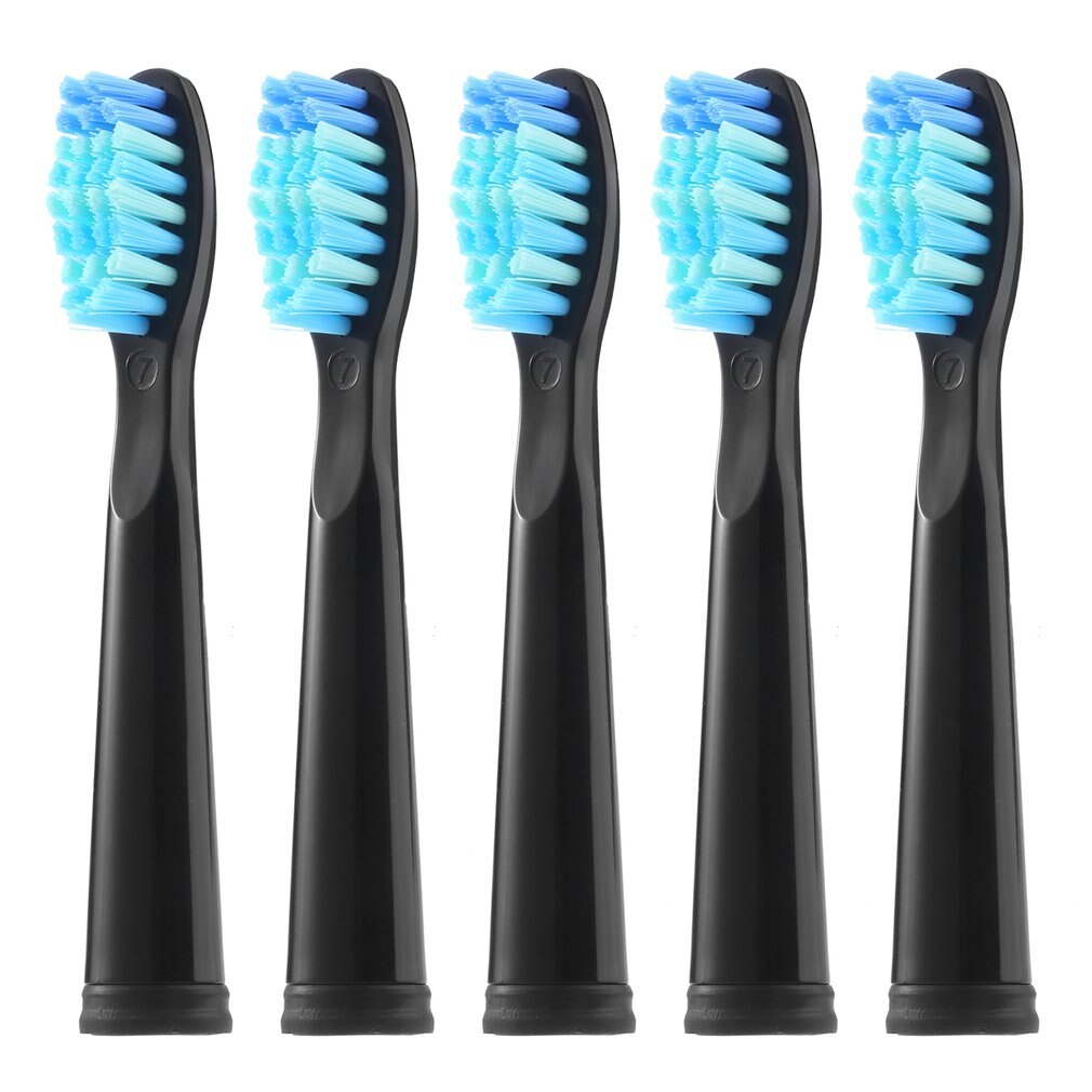 Teeteck 5 Stks/set Waterdichte Zachte Nylon Haren Vervanging Heads Voor Elektrische Tandenborstel Tanden Care Accessoires