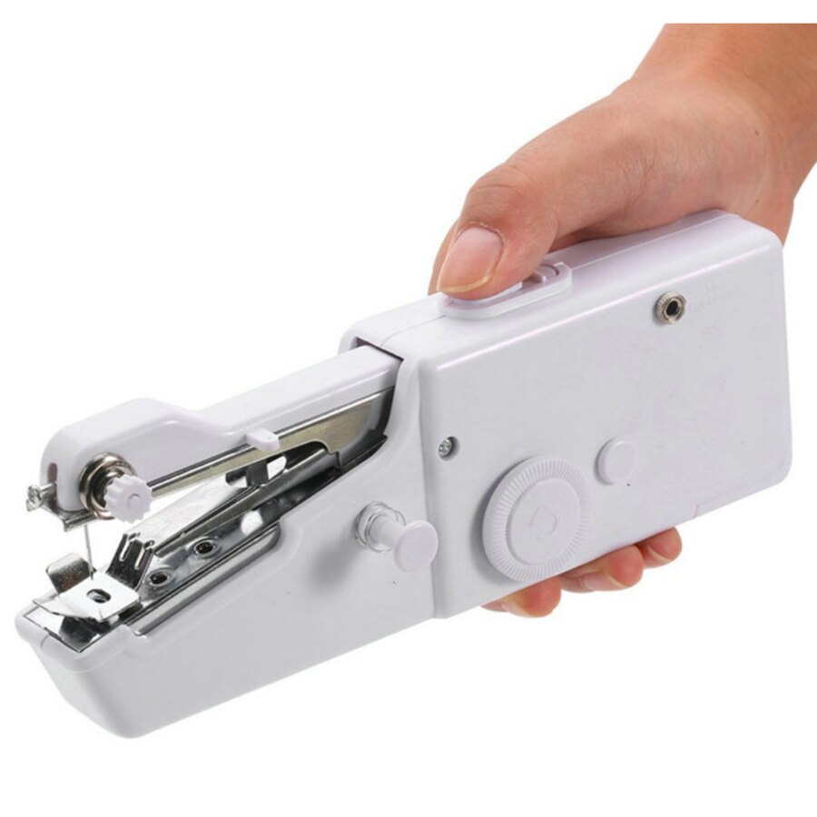 Mini Sewing Machine Portable Household Battery Power Quick Handy Stitch Sew Needlework Easy To Use