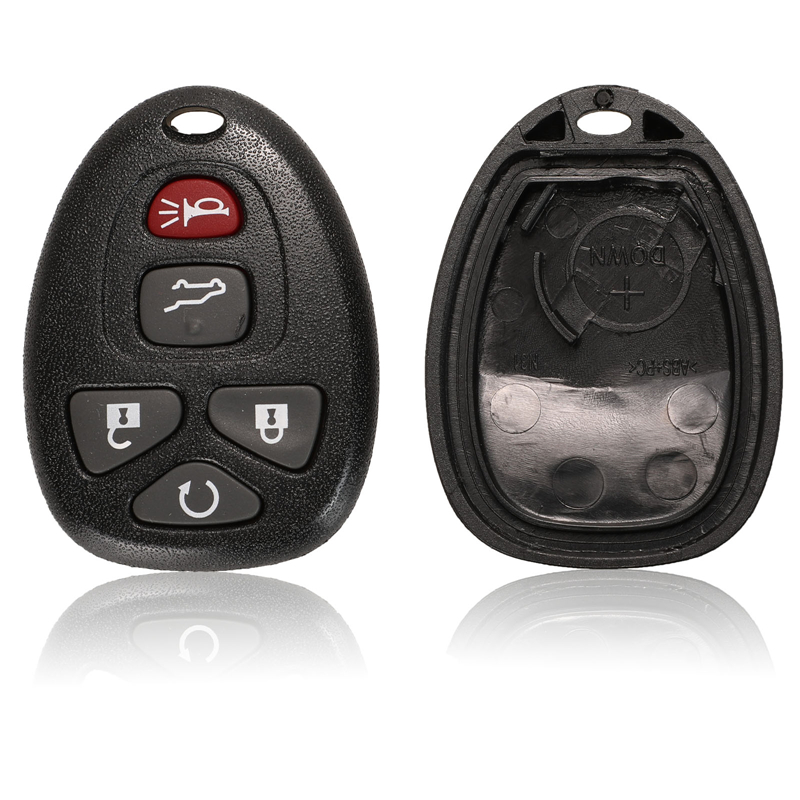 jingyuqin 3 Buttons No Chip Blank Remote 2 + 1 Panic Key Shell Case Cover For Buick Hummer H3 GMC For Chevrolet Colorado Isuzu: D
