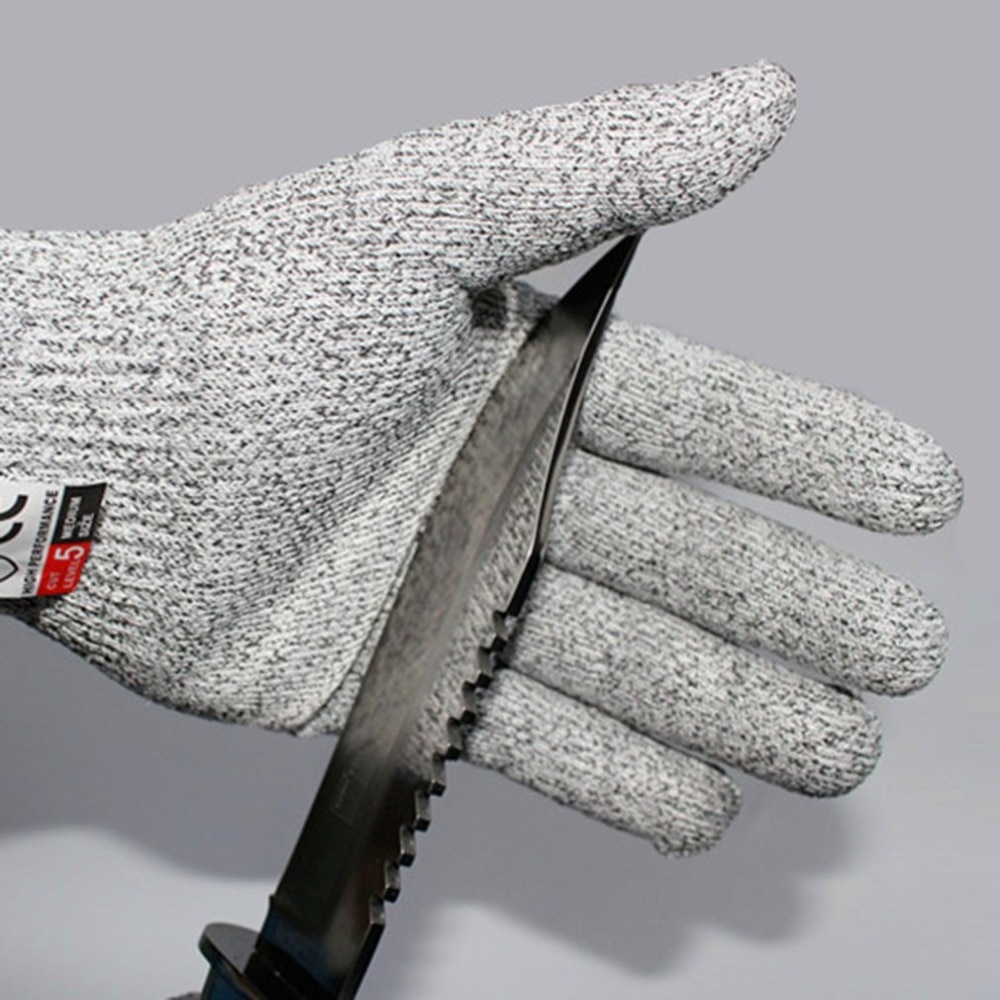 1 Paar Werken Veiligheidshandschoenen Roestvrij Staaldraad Cut Metal Mesh Handschoenen Slager Anti-Snijden Steekwerende Ademend handschoenen