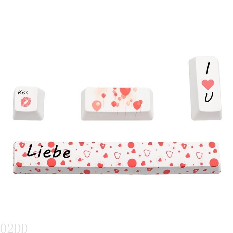 02DD Keyboard KeyCaps 4 KeyCap Space 6.25U ESC Enter Right Enter PBT Beauty Enter Voer PBT Beauty in: Beige