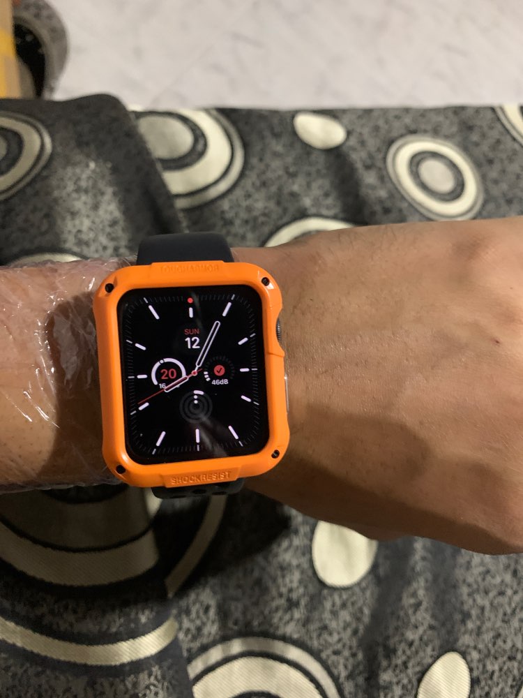 Spigen Bumper Case For Apple Watch 6 SE Case 44mm 40mm 42mm 38mm 6 5 4 3 2 Anti-fall Frame Shell Case Rugged Armor SGP Protector