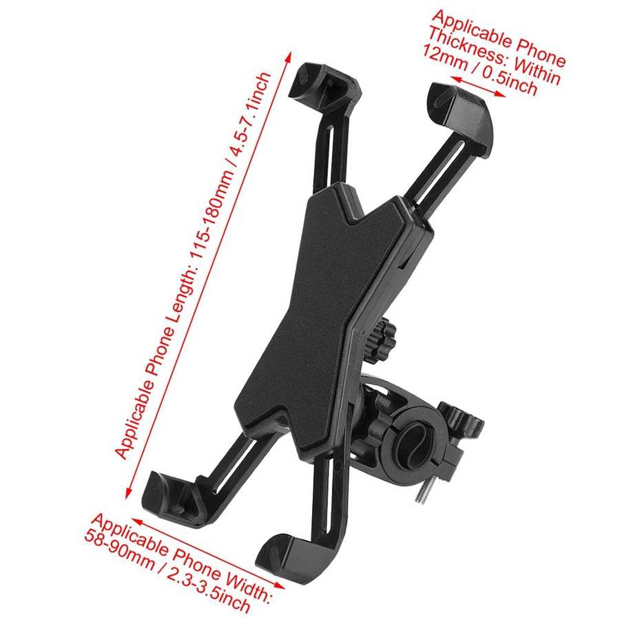 Road Mountain Bike Bicycle Handlebar Mobile Phone 360 Degree Rotation A
