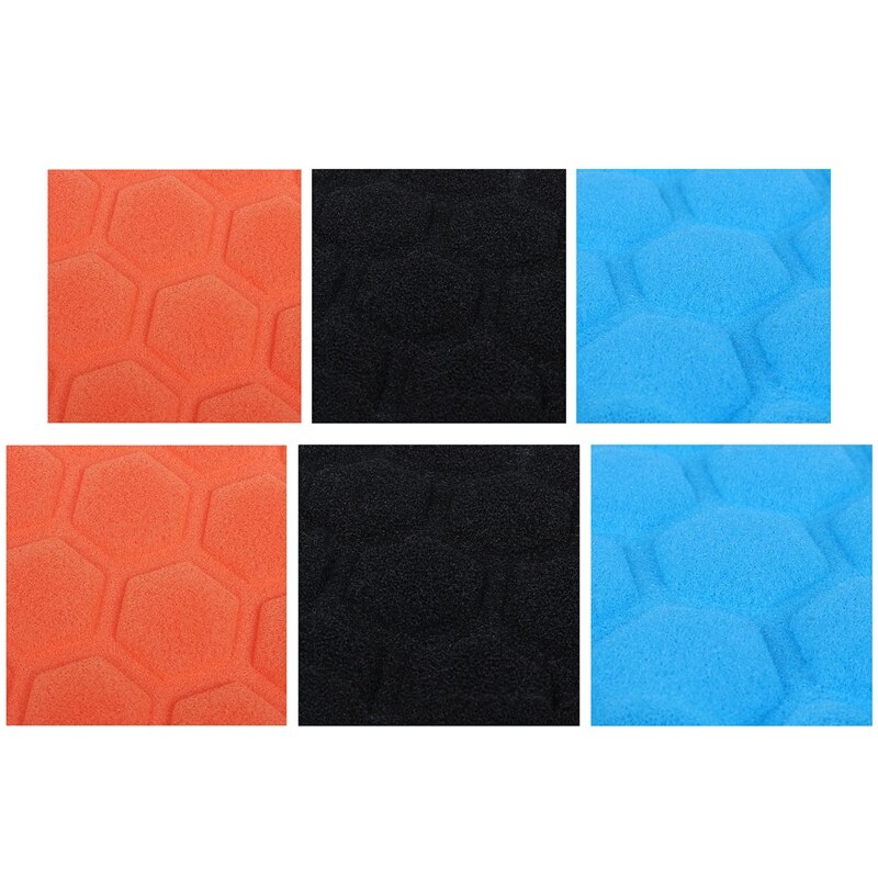 6 Pcs Hex-Logic Buff Buffering Polishing Pad Kit for Auto Car Polisher 3 Inch & 4 Inch