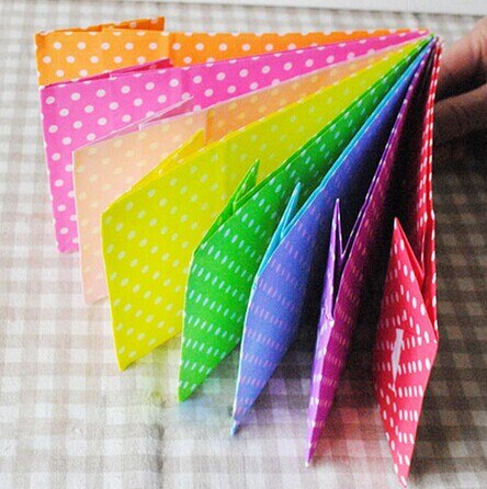 8pcs Paper Envelope For Postcard Kids Paper Bag Small Craft Envelopes School Materials Colorful Dots Envelope