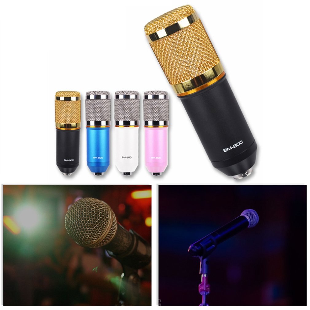Bm-800 condensateur micro Kit diffusion Studio enregistrement micro pratique Portable micros