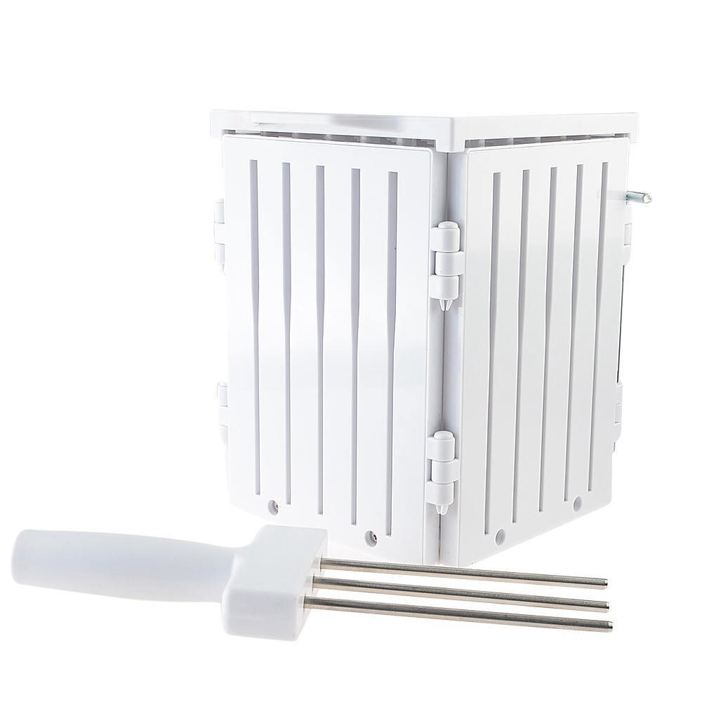 BBQ Barbecue Kebab Maker Box with Stainless Steel Skewers Brochette Meat Beef Skewer Wearing Making Machine Accessories