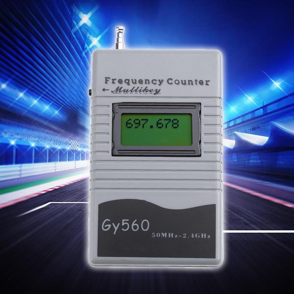 Digital Frequency Counter 7 DIGIT LCD Display For Two Way Radio Transceiver GSM 50 MHz-2.4 GHz GY560 Frequency Counter Meter