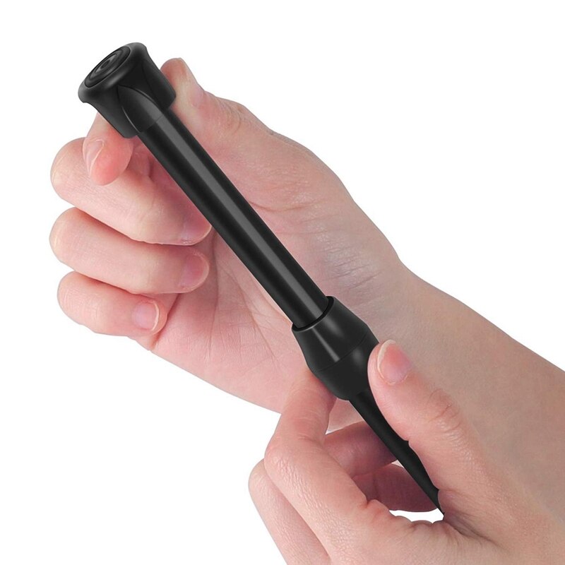 Small Tension Rods for Cabinets Cupboard Bars for RV Closets Refrigerator, Spring Rods 11.8 to 19.6 Inches, 6 Packs (Black)