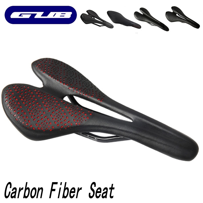 Gub-sillín de fibra de carbono 1158 para bicicleta de montaña, almohadillas de Material de carbono 3k T700, cojines de cuero ligero