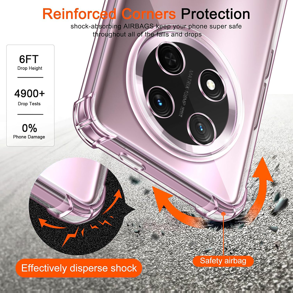 Funda suave de silicona a prueba de golpes para Huawei Honor Magic7 Magic6 Magic5 Magic4 Lite Pro Ultimate, funda transparente fina para Magic 7 6 5 4