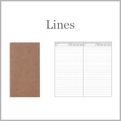 1PC Traveler Replenishment Notebook Replace Inner Core Laptop Diary Travel Journal Refills Insert Kraft Paper Planner Organizer: 09