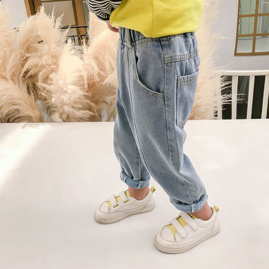 Jeans For Girl Patchwork Baby Girl Jeans Casual Style Children's Jeans For Girl Toddler Clothes For Girls 0 to 6 Year