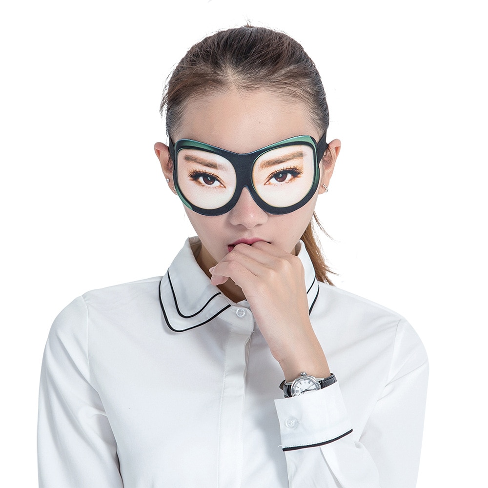 3D Zachte Slaap Masker Onderscheidend Slaapmasker Slapen Assistent Eyepatch Maken Slapen Grappig