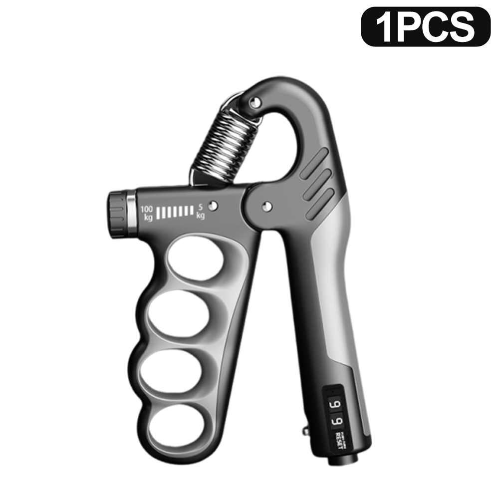 5-100Kg Adjustable Heavy Hand Gripper Fitness Hand Exerciser Grip Wrist Training Finger Gripper Hand Strengthener For Patient: Beige