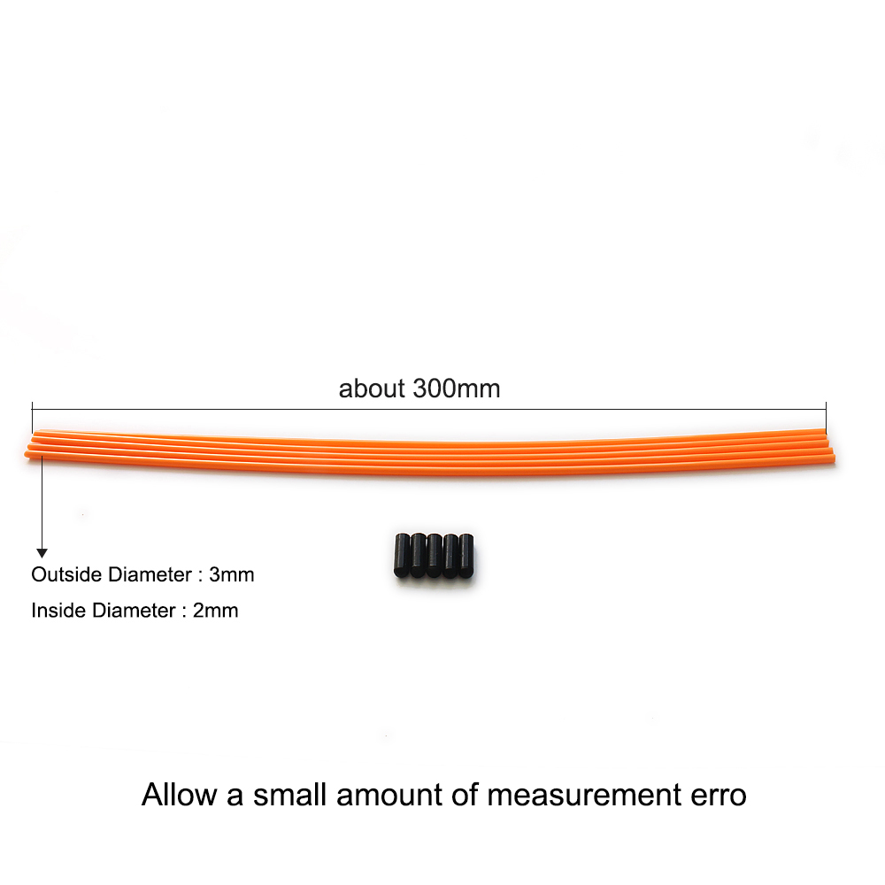 Tube récepteur d&#39;antenne en plastique, 300mm, avec capuchon pour récepteurs 2.4ghz, pièces de bateau pour voiture 1/5 1/8 1/10 RC, 5/20 pièces