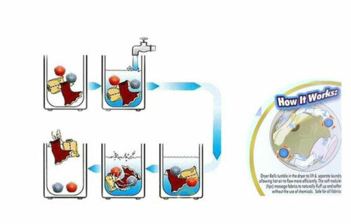 Bola de limpieza de ropa ecológica reutilizable, productos de lavado antibobinado mágico, Herramientas de limpieza de bobinas de anión