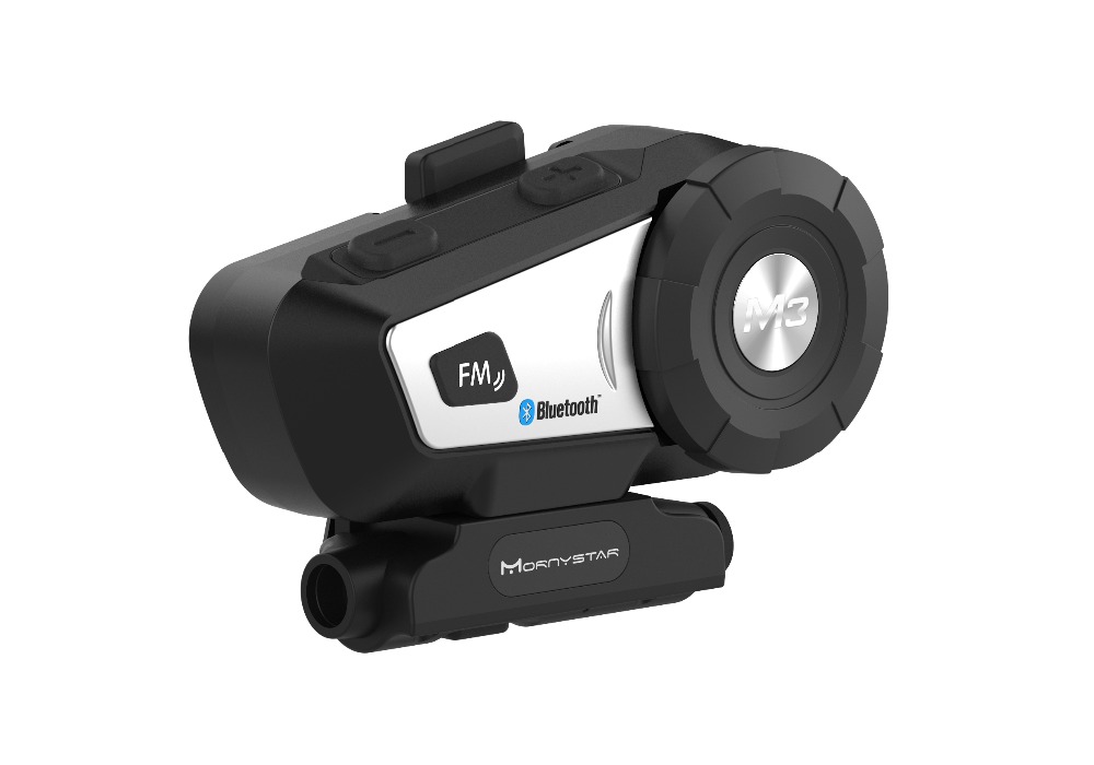 Mornystar Multi-Functionele MP3 Fm Voice Command Bluetooth Motorhelm Bluetooth Headset Draad Verbinding Met Twee Manier Radio