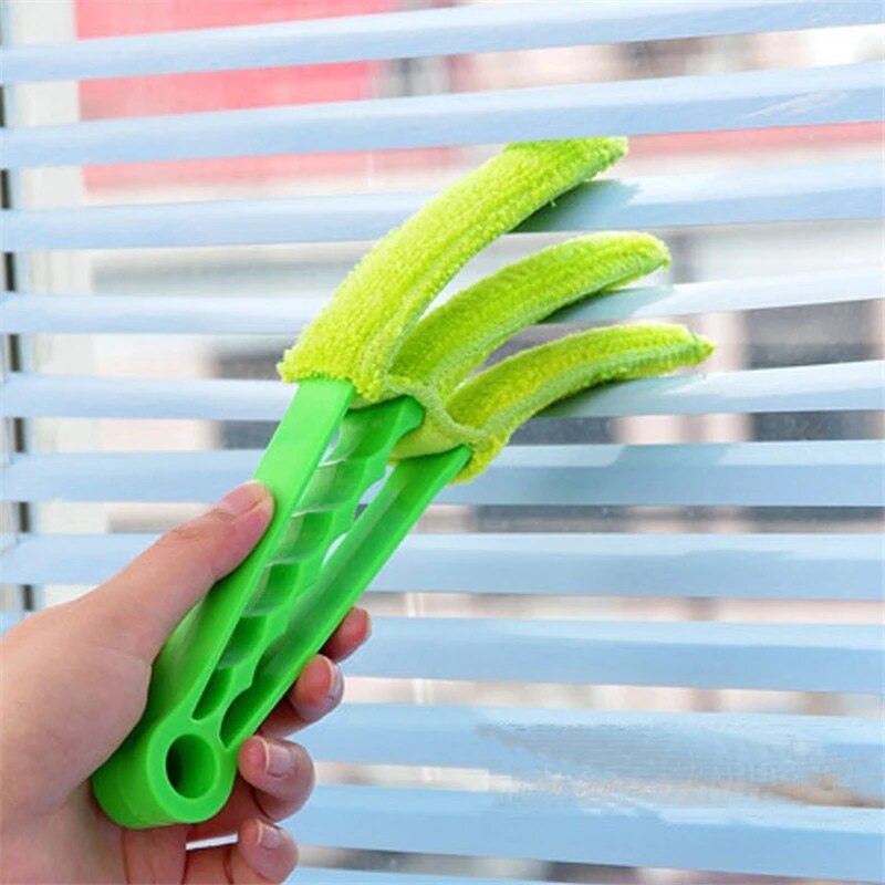 1Pcs Microfiber Car Auto Air Conditioner Vent Outlet Cleaning Brush Home Window Shade Shutter Blind Louver Cleaner Duster 5z
