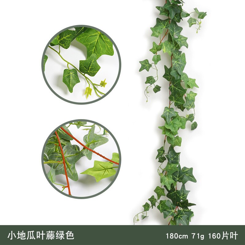 Plastic Vines Artificial Plants Wedding Decoration Faux Vine Ivy Rattan Home Garden Decor Artificial Greenery Hanging Plants: 11