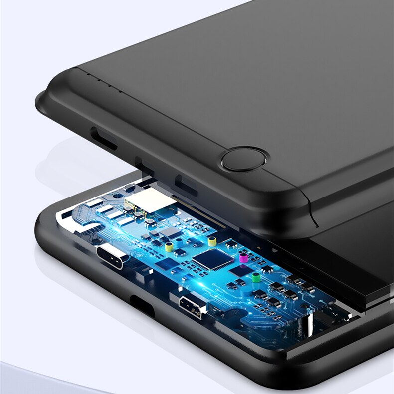 10000 mah Battery Case For Xiaomi Redmi Note 9 5G Note 9 Pro 5G Phone Cover Smart Power Bank Note 9 5G Charger Case