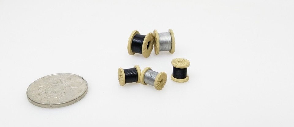 4 st diy 1:87 modell tåg ho skala simulering kabel tråd transport sand bord scen station tillbehör