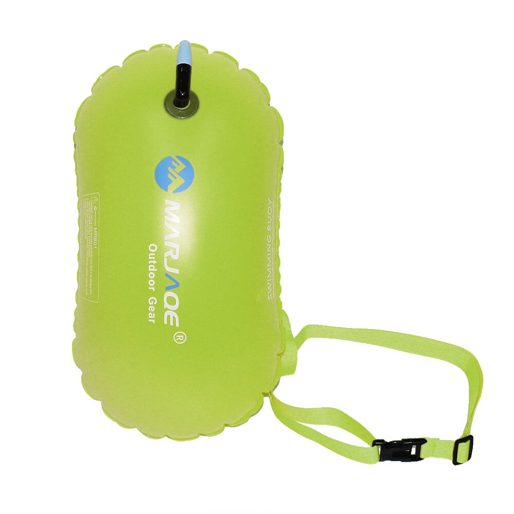 3 Color Swimming Tow Float Float Buoy Air Dry Bag Swimming Trainning Safety Mark Inflatable Flotation Bag: green