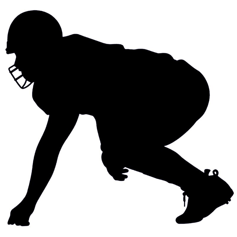 Toilet Stickers Rugby Player Removable One Piece Waterproof Painting Vinyl Sticker Home Decoration For WC Car Wall Art Diy Decor: Default Title