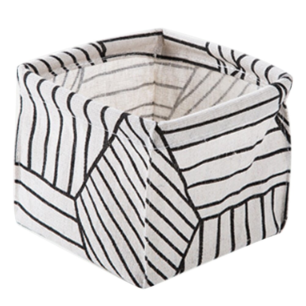 Laundry Basket Foldable Toy Storage Baskets Picnic Dirty Clothes Basket Box Cotton Wash Clothes Box Baby Organizer: A(12x12x9cm)