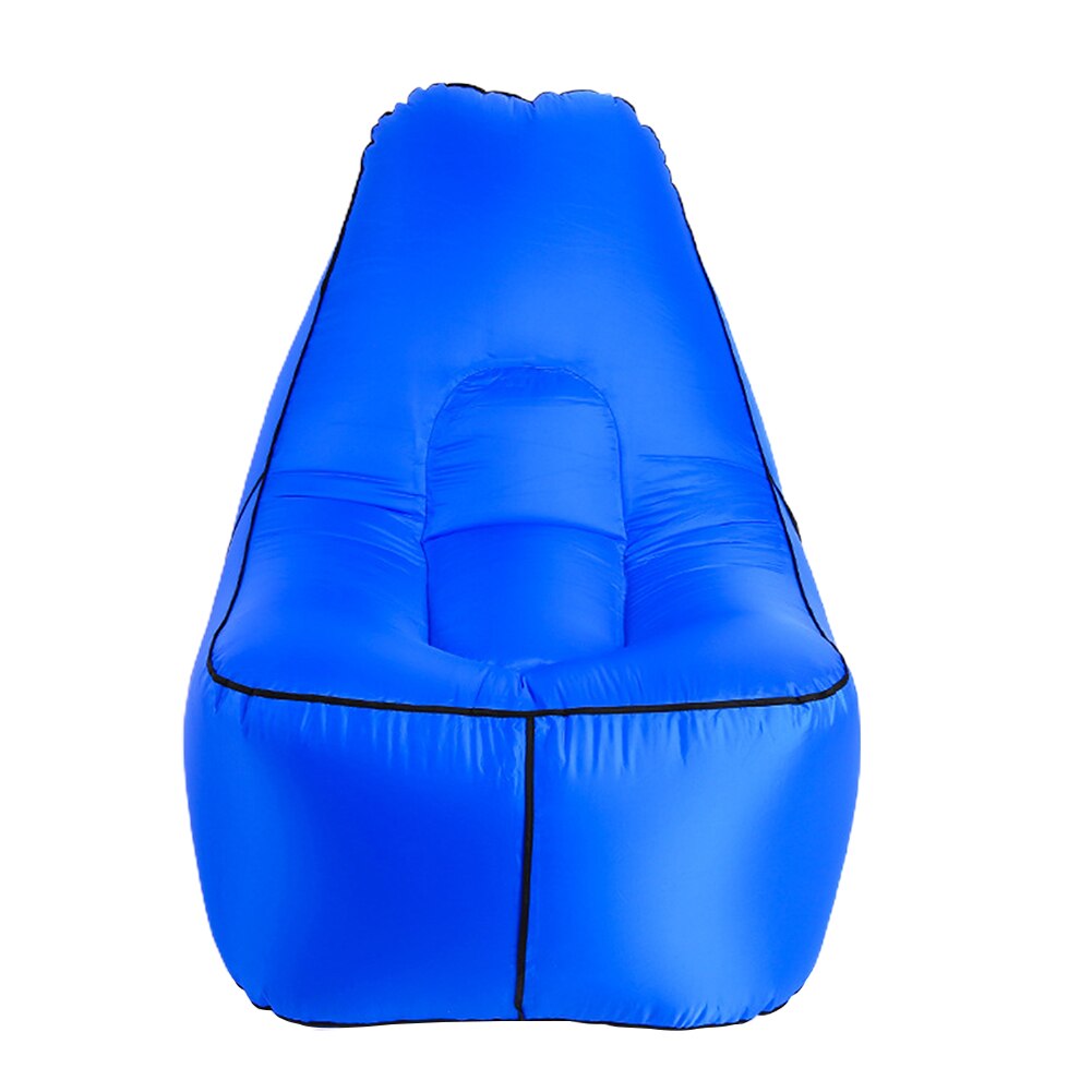 Ultraleicht Entspannende Garten Schlafen Faltbare Tragbare Aufblasbare Strand Sofa Hof Schwimmen Park Liege Faul draussen Möbel: Blau