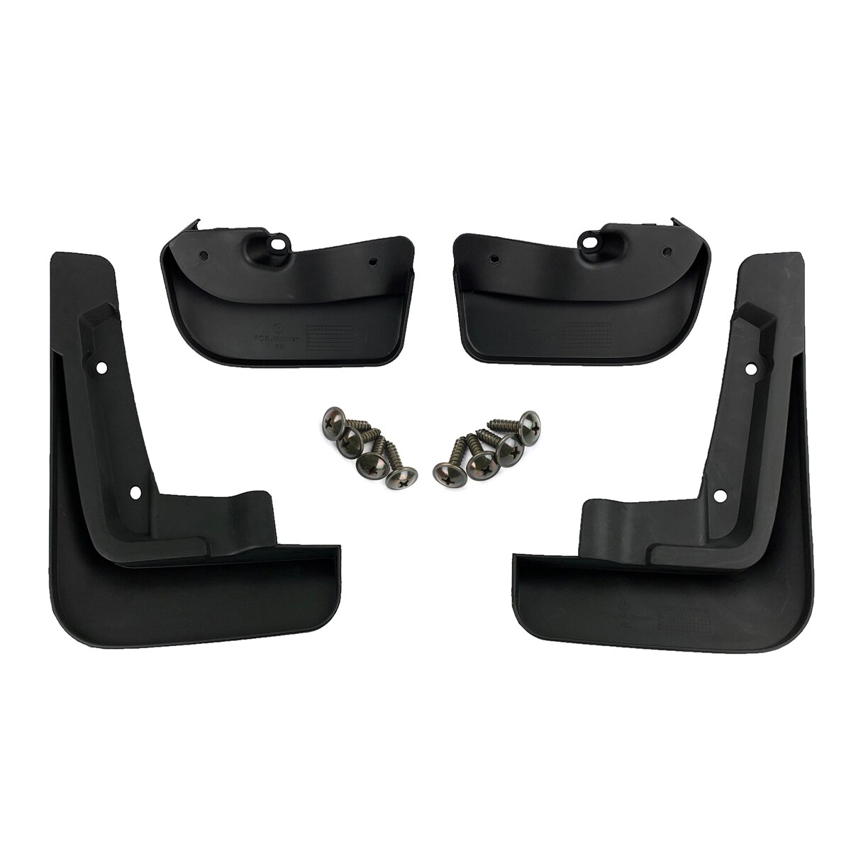 OE Styled Molded Mud Flaps For VW Transporter Caravelle T6 Multivan - Mudflaps Splash Guards Flap Mudguards car