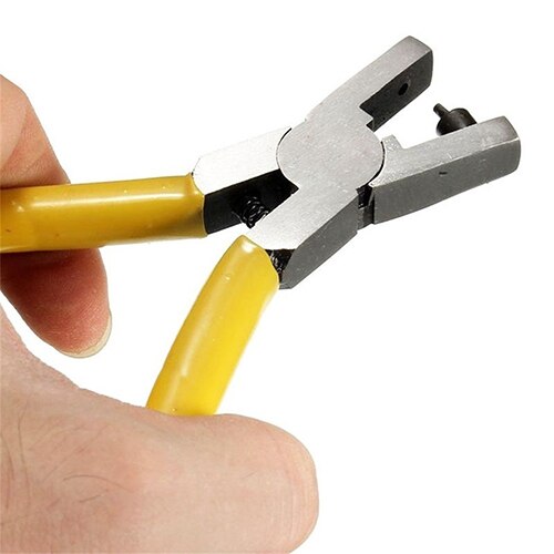 Universele 2Mm Ronde Lederen Riem Horloge Band Perforator Tang Sieraden Tool Voor Ponsen Kleinere Gaten In Leer Horloge band