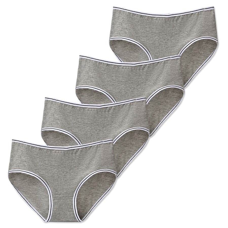 Lot de 4 culottes en coton pour adolescentes, sous-vêtements d'entraînement pour jeunes filles de 8 à 16 ans: hui4