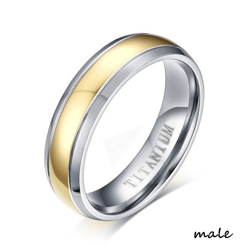 Anillo de acero inoxidable FDLK de 8MM para hombre, joyería de compromiso de boda para