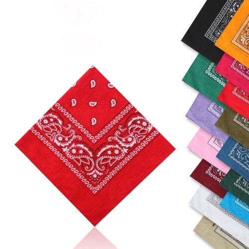 Vogue paisley bandana bandana hovedbeklædning/hårbånd tørklæde hals håndled wrap band hovedbeklædning mange muligheder etnisk stil print