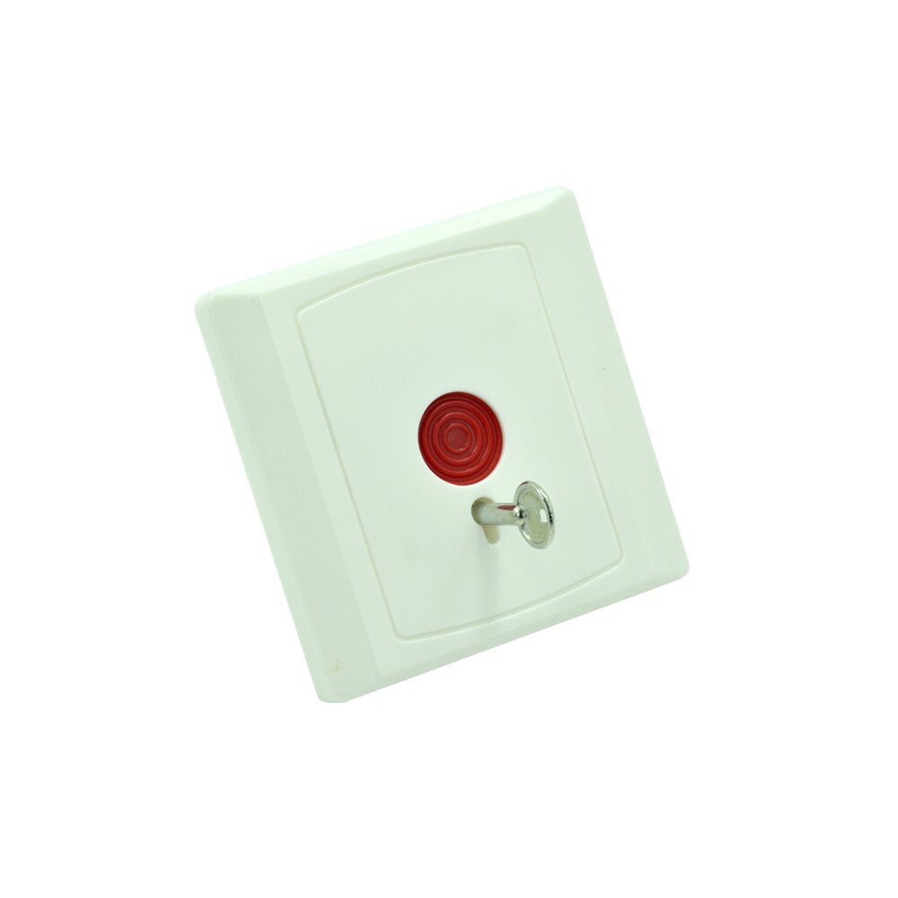 10 PCS Plastic wired emergency button For alarm system key to restoration NC NO signal optional GSM alarm system push alarm