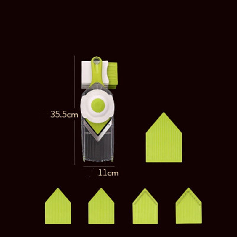 Lemon Slicer Ultra-Thin Lemon Grapefruit Orange Slice Domestic Planing Machine Cutter TI99: Green
