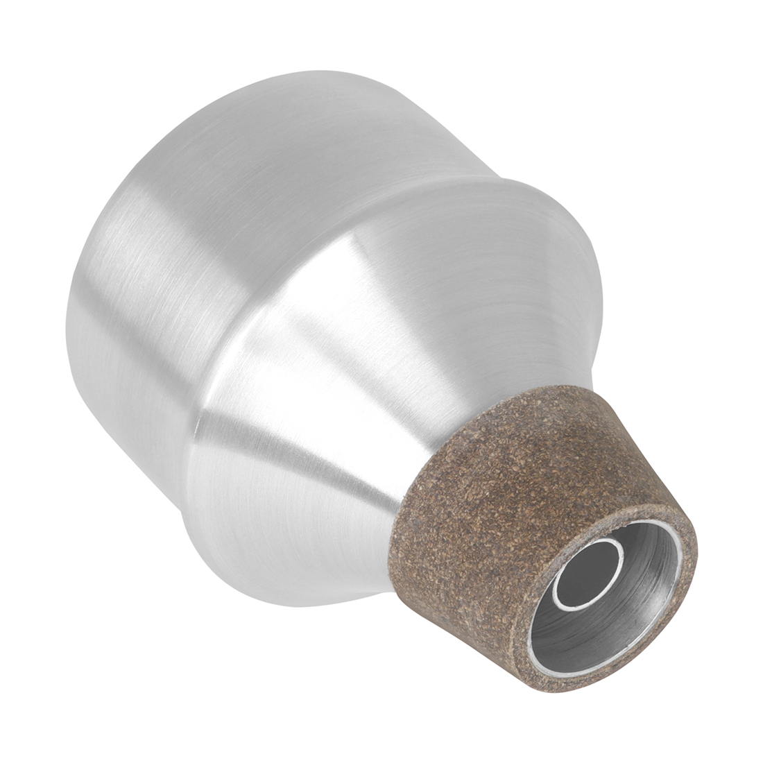 Trompeta recta silenciosa de aleación de aluminio, Trompeta de práctica, parte silenciosa, sonido ligero, accesorios de instrumentos de latón de