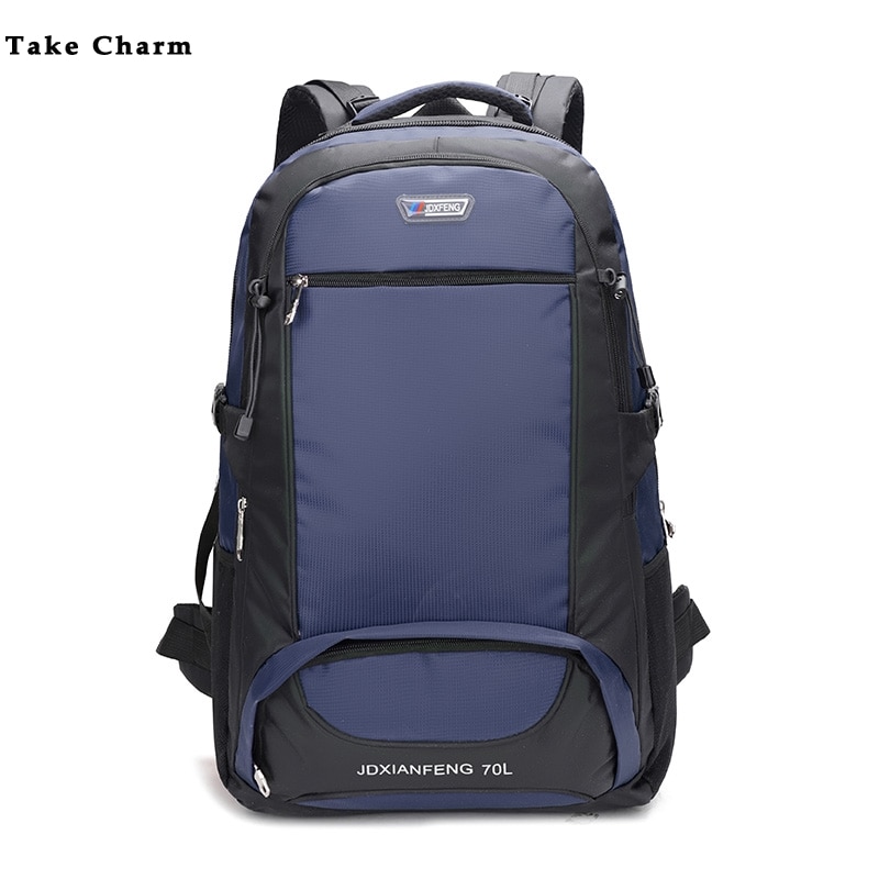 Outdoor Camping Mountaineering Travel Bag Men's Thickened Nylon Waterproof Luggage Bag Sports Bag